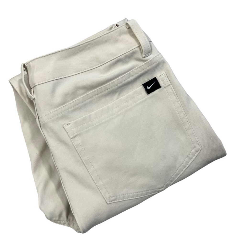 Nike Dri-Fit Golf Pants Women's 0 Slim Fit Beige
